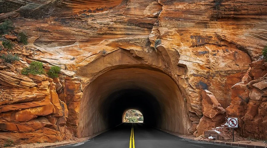 Zion National Park Tunnel 